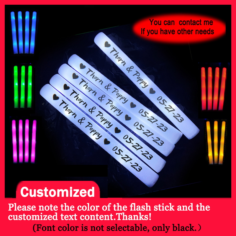 Wedding Supply In Bulk - 20/30/40/60/80/100/120 Pezzi Bastoncini Luminosi LED RGB