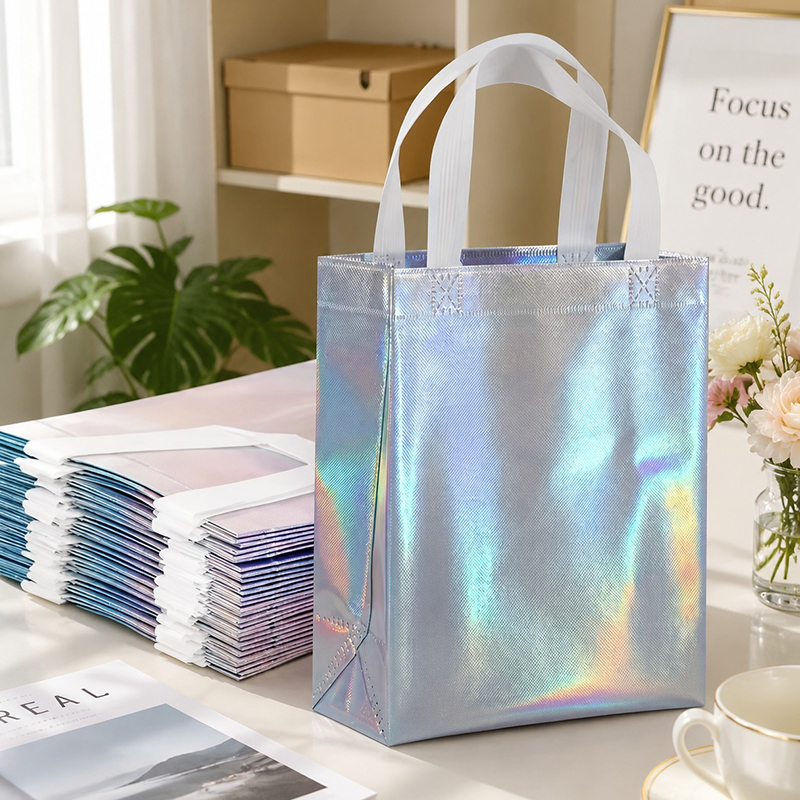 Wedding Supply Shops - Confezione da 10 Sacchetti Iridescenti Laser
