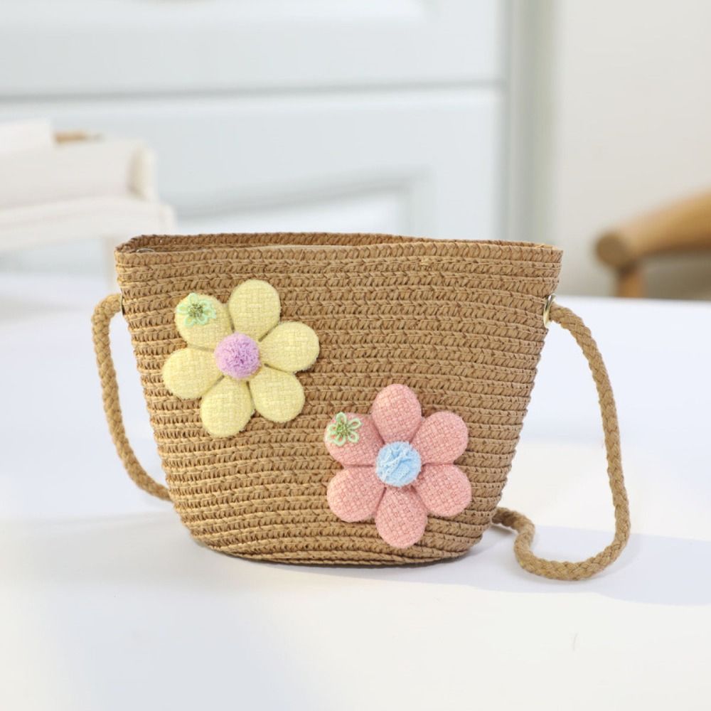 Flower Girl Basket - Borsa a Tracolla per Bambine in