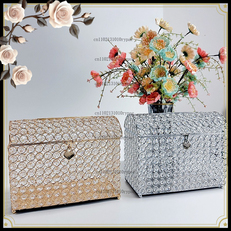 Wedding Supply.Box - Scatola portagioie in cristallo, salvadanaio, scrigno