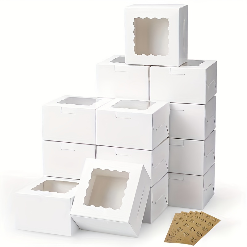 Wedding Supply.Box - 10 Pezzi Scatole in Carta Kraft