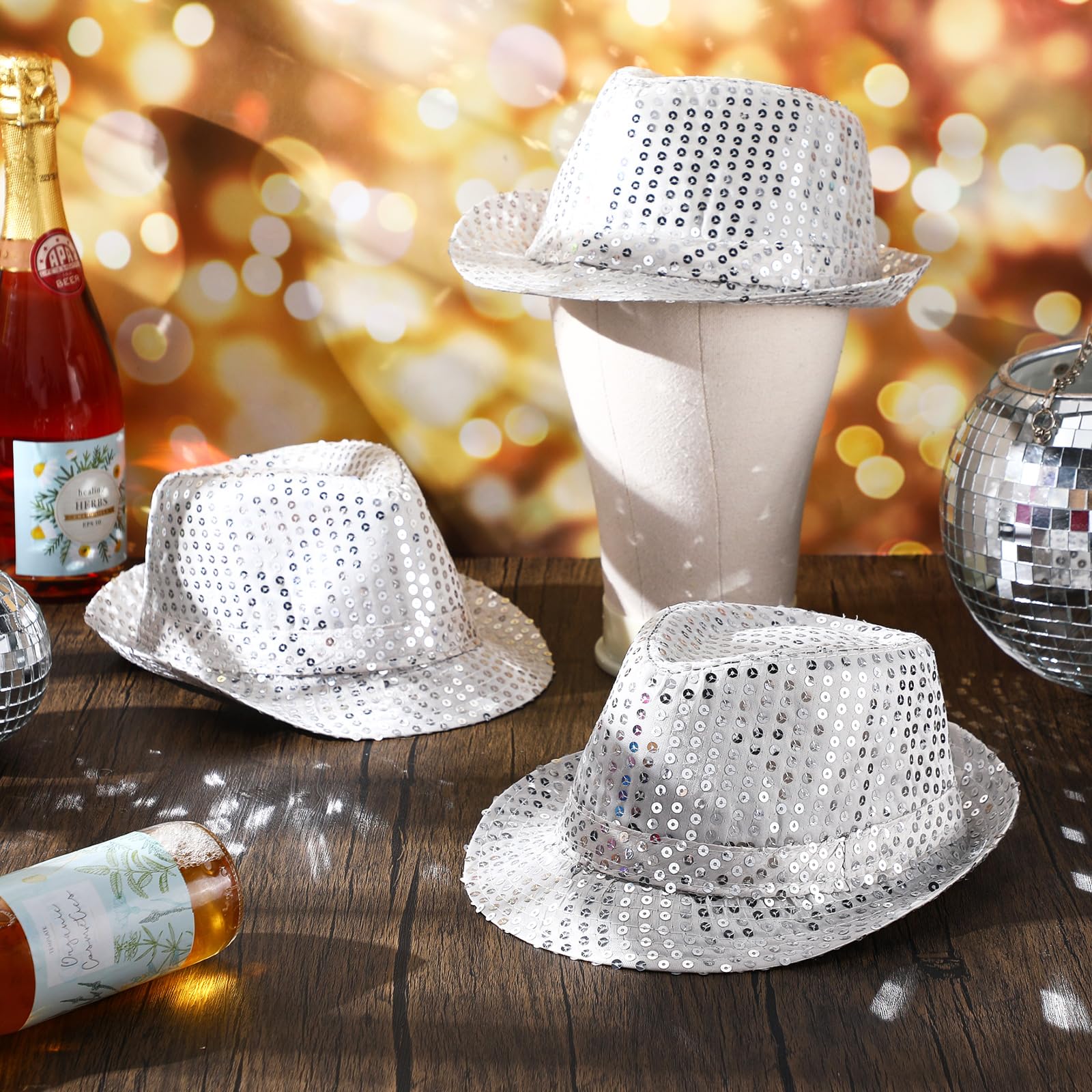 12-36 Pezzi Cappelli con Paill - Wedding Supply In Bulk recensione e prezzo
