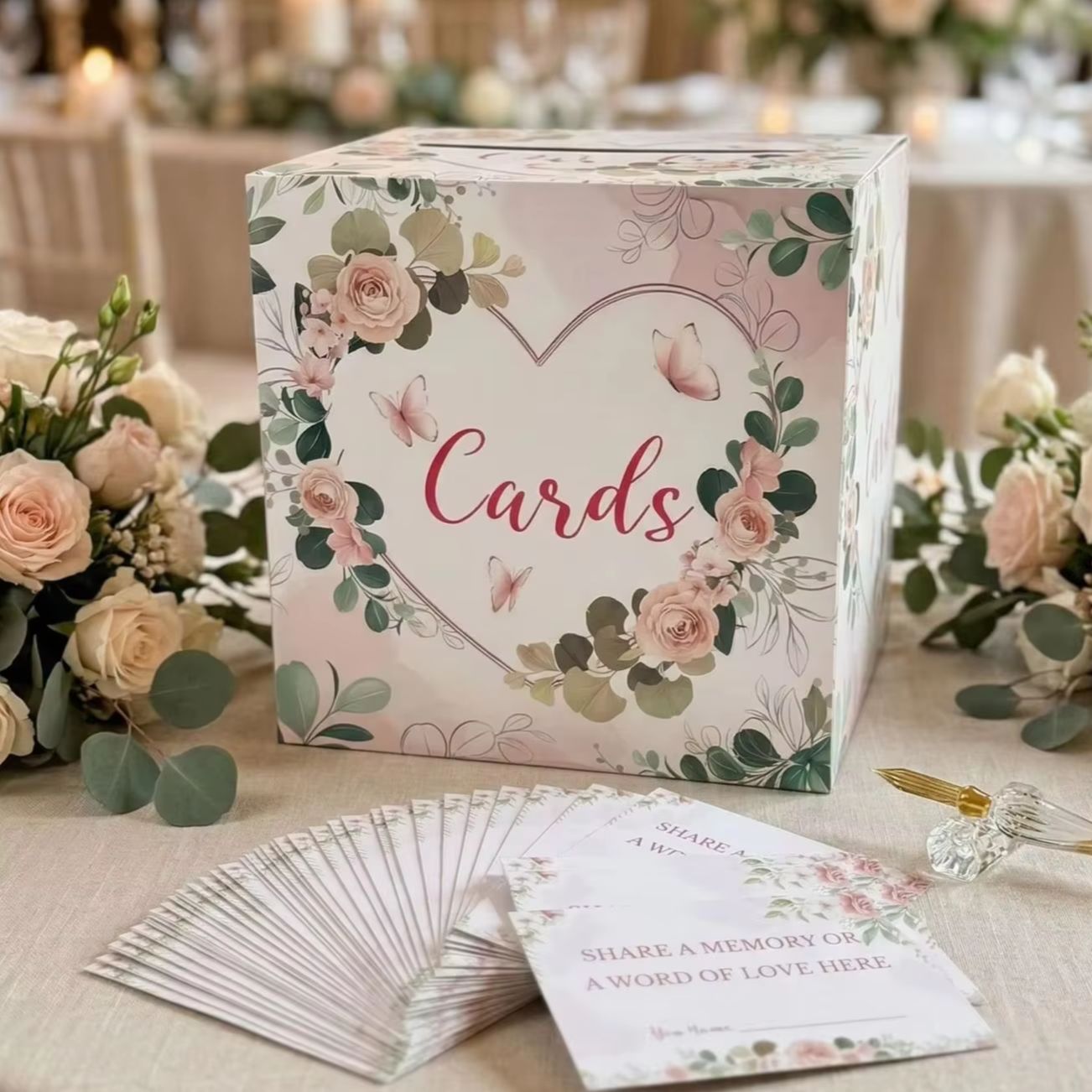 Scatola Portacarte Floreale Bi - Wedding Supply.Box recensione e prezzo